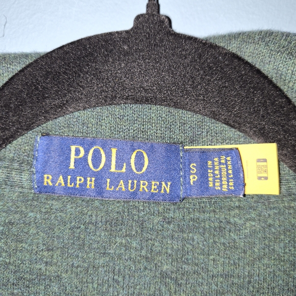 Ralph Lauren Olive Green Zip-Up Sweater - Picture 3 of 4
